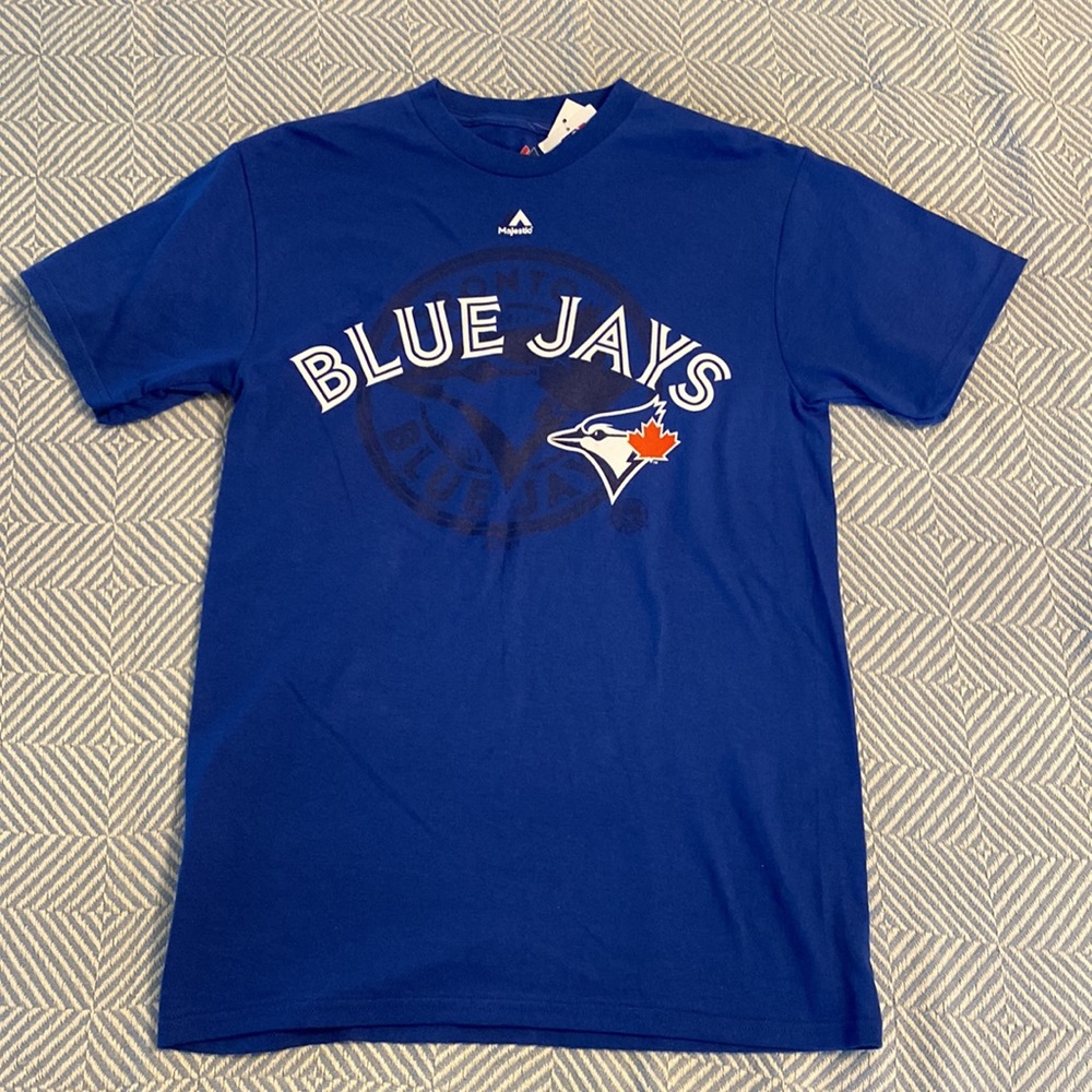 NWT Blue Jays Majestic T-Shirt Mens Size S
